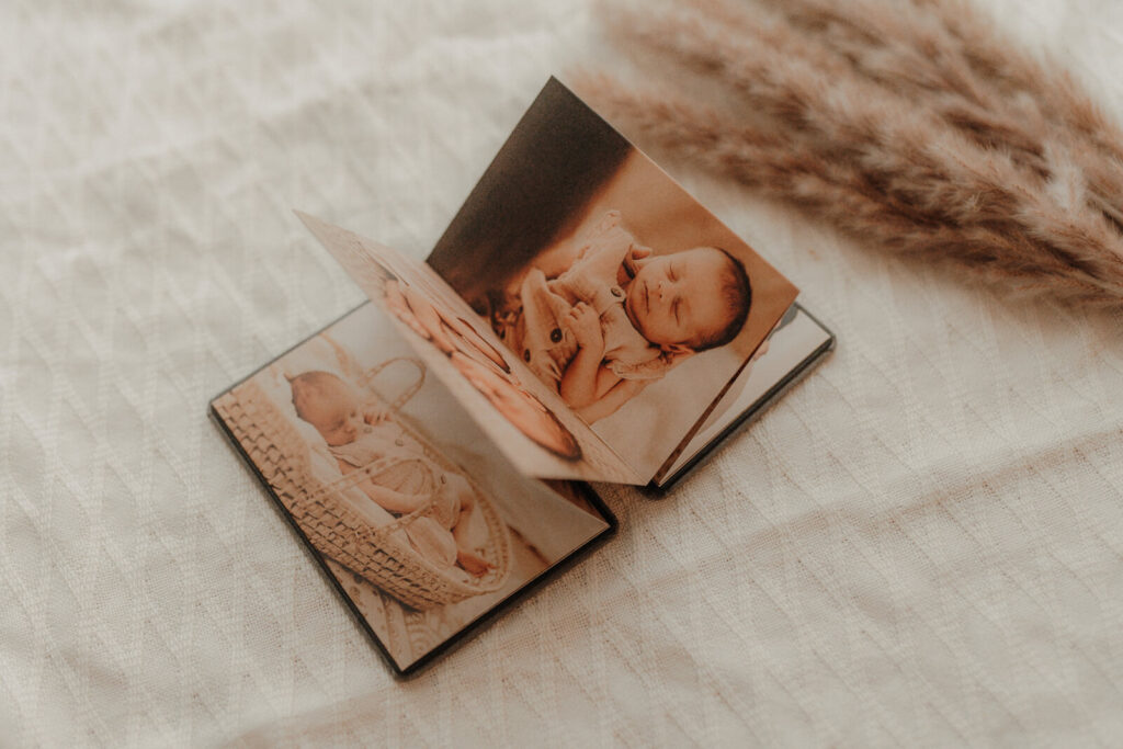 fotoprodukt minialbum, aufgeklappt, grosses album